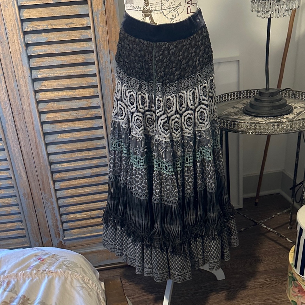 Vintage Byron Lars beauty mark Once-in-a-Lifetime Maxi Skirt